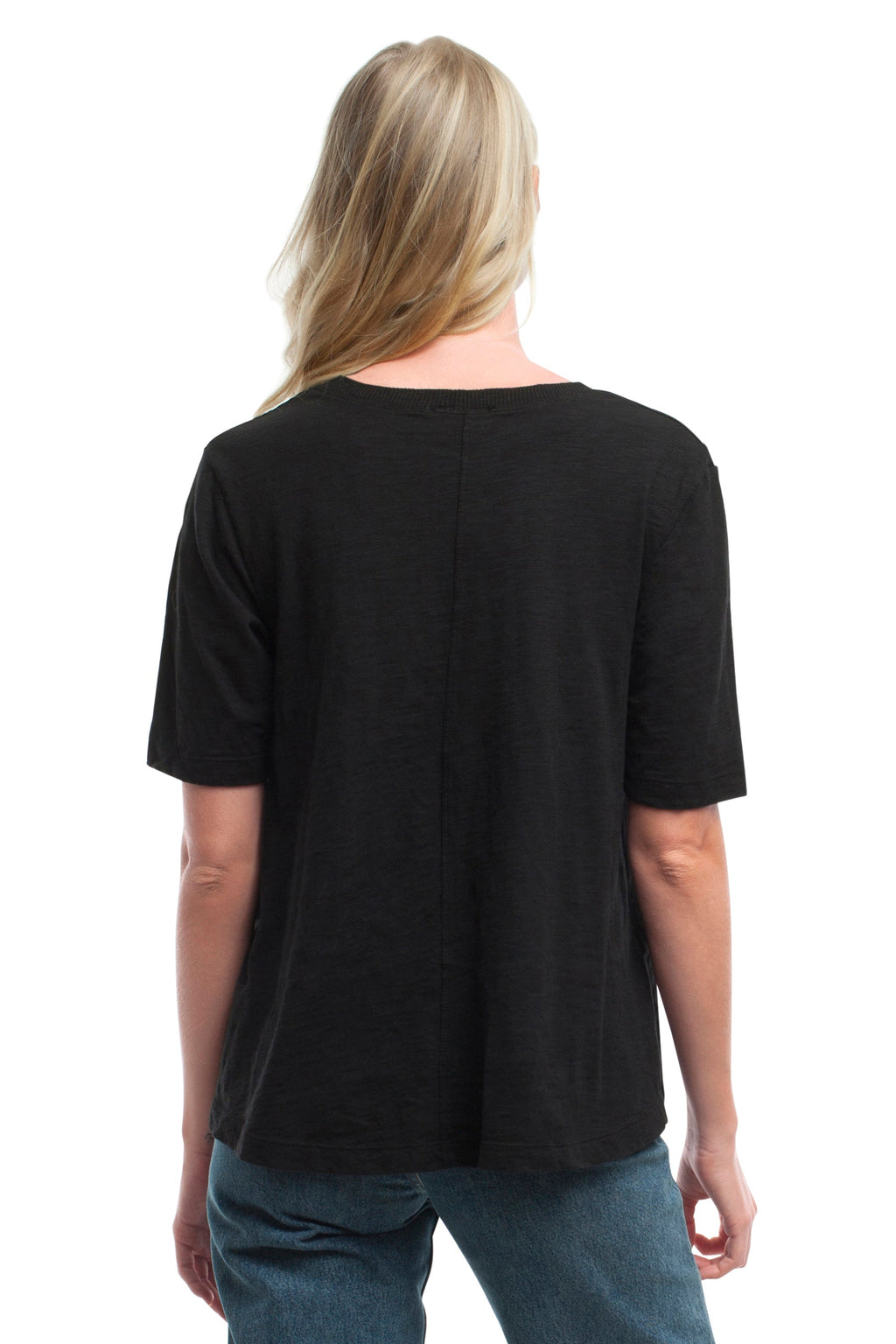 Elbow Sleeve Trapeze Top