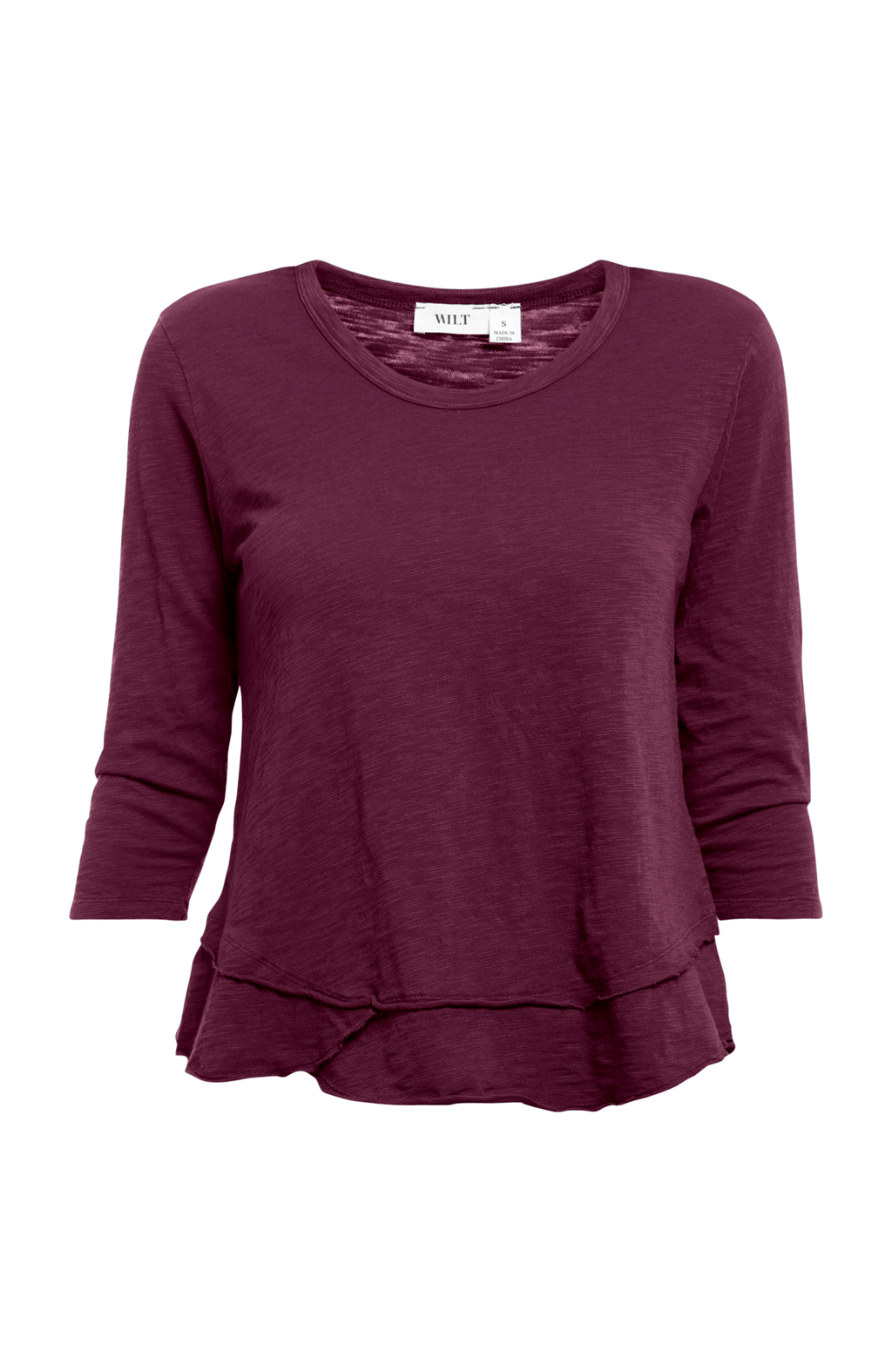 3/4 Sleeve Mock Layer