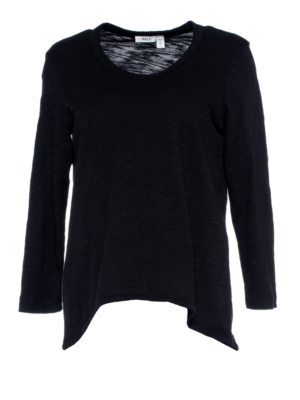Scoopy Neck 3/4 Sleeve Boyfriend Tee
