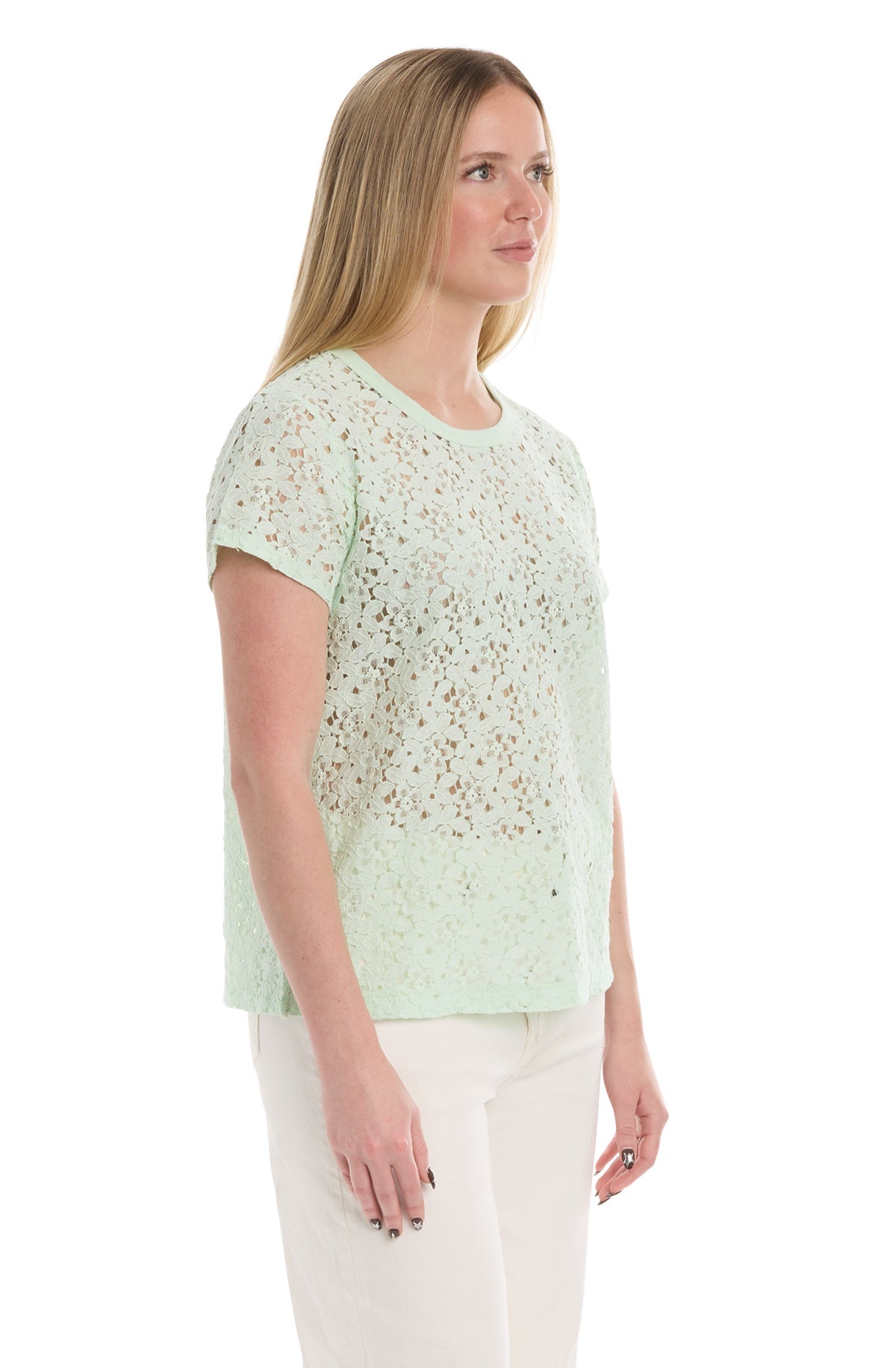 Baby fit lace tee