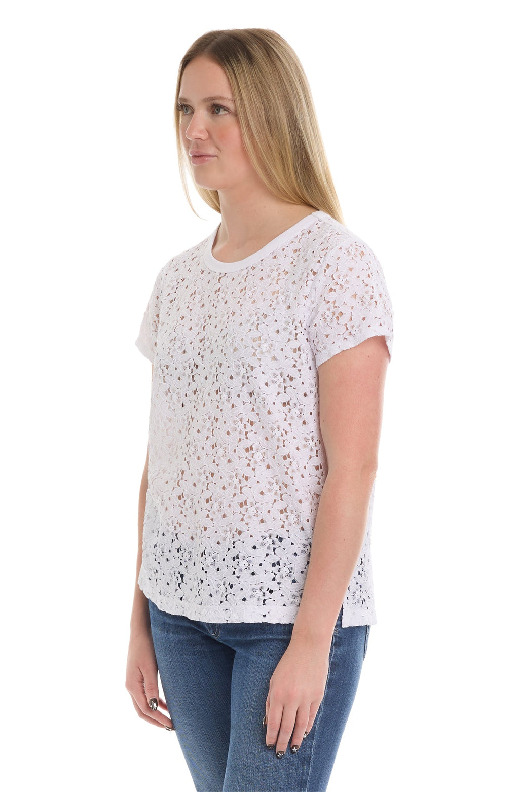Baby fit lace tee