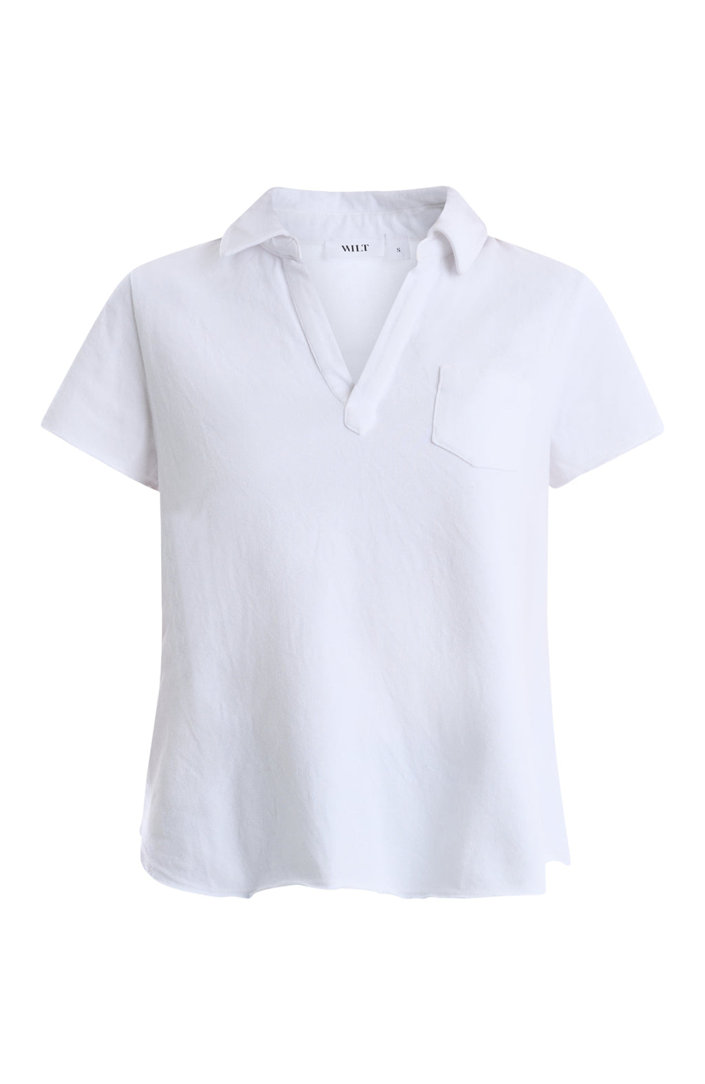Polo with chest pocket