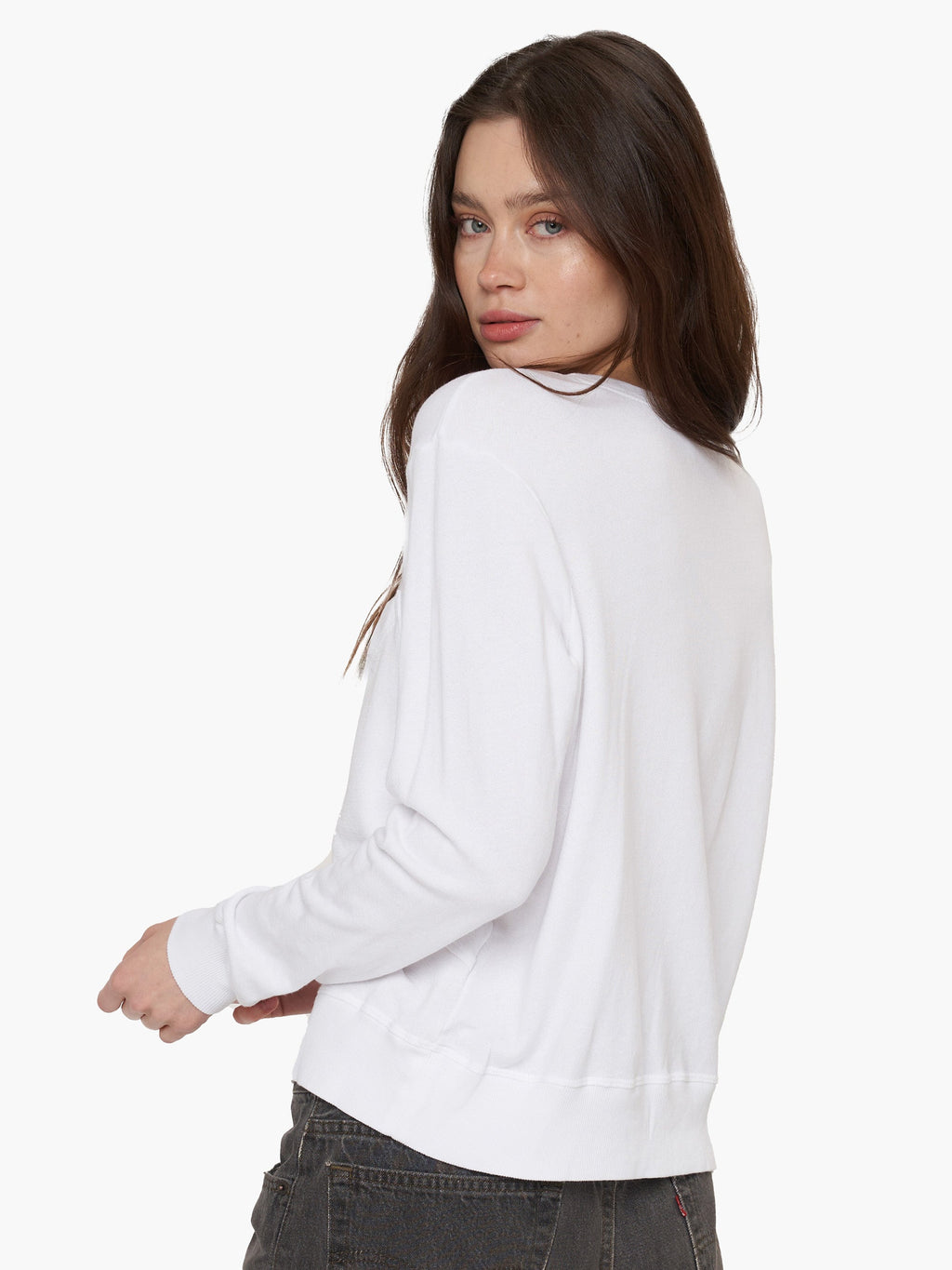 Seamed Pocket Sweatshirt